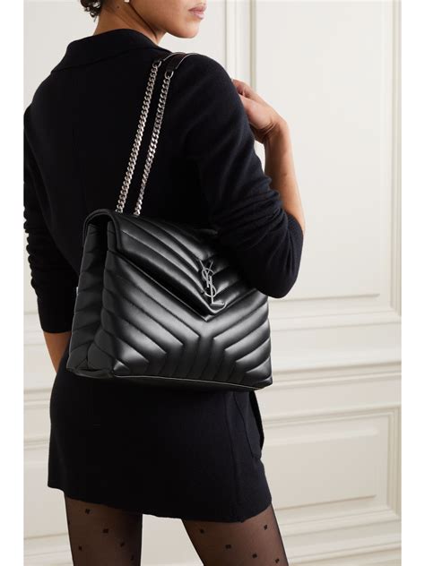 ysl medium loulou quilted shoulder bag|ysl loulou bag small.